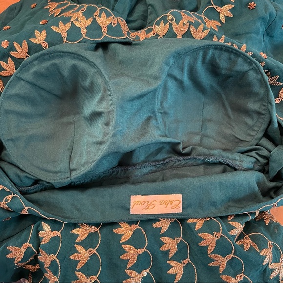 Esha Koul Emerald Anarkali Set Size Small - Picture 12 of 16